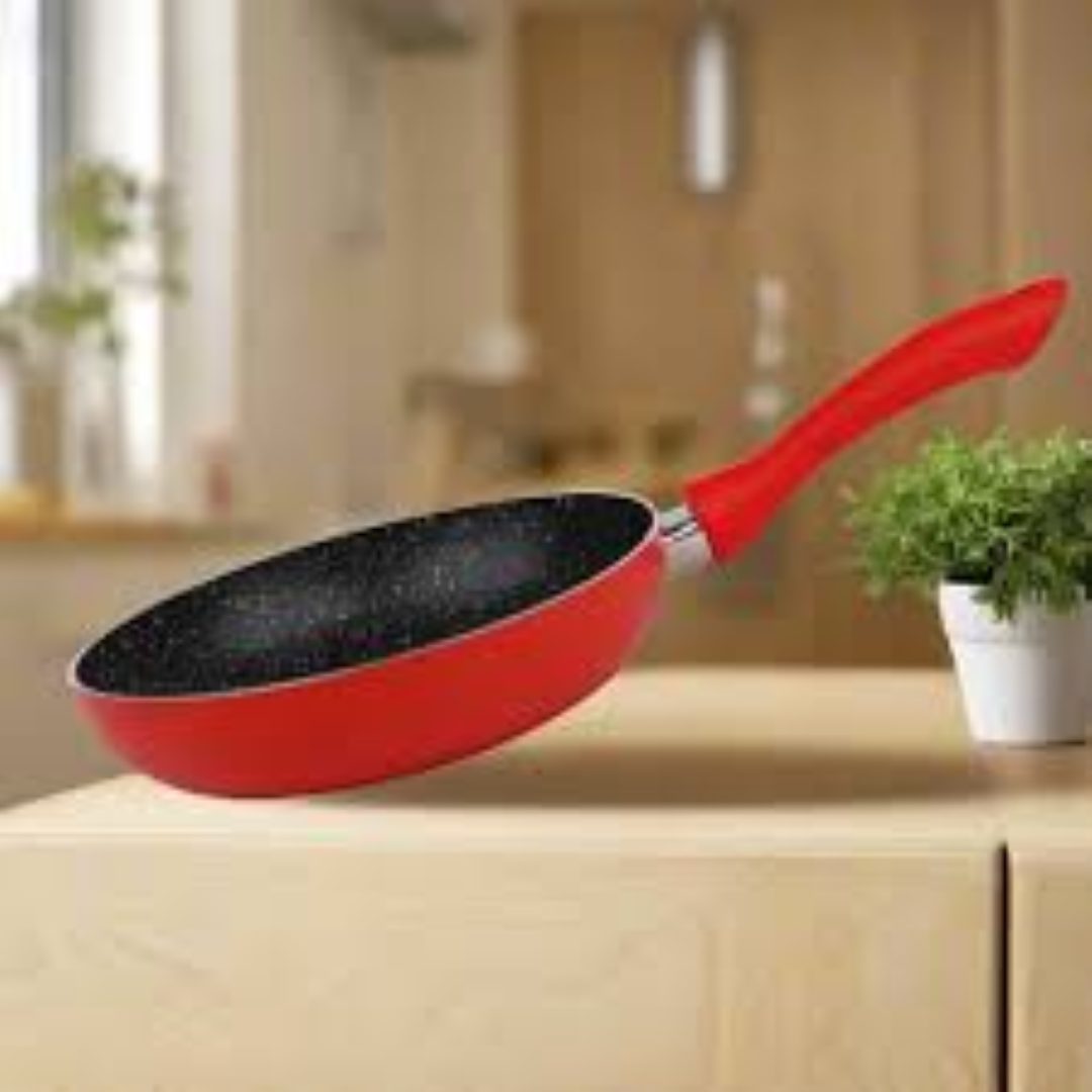 NABICO 28CM OPEN PAN RED